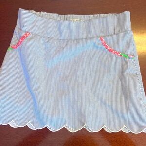 Garb scallop skirt